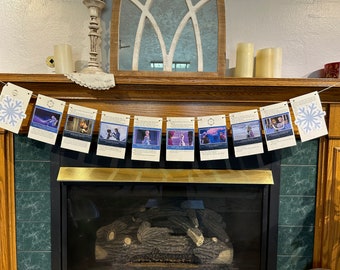 Frozen Banner, Elsa, Anna, Movie, Storybook, Garland