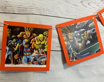 Marvel, Guardians of the Galaxy, Banner, Birthday, Party, Comics