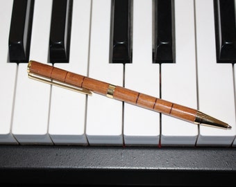 Wood Pen, Hand-Turned Pen, Wooden Pen, Fruit Wood Pen