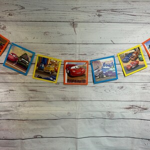 Cars, Disney, Banner, Birthday, Lightning McQueen 画像 3