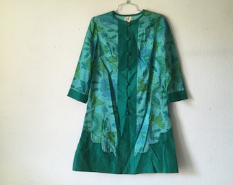Vintage Oriental Silk Dress