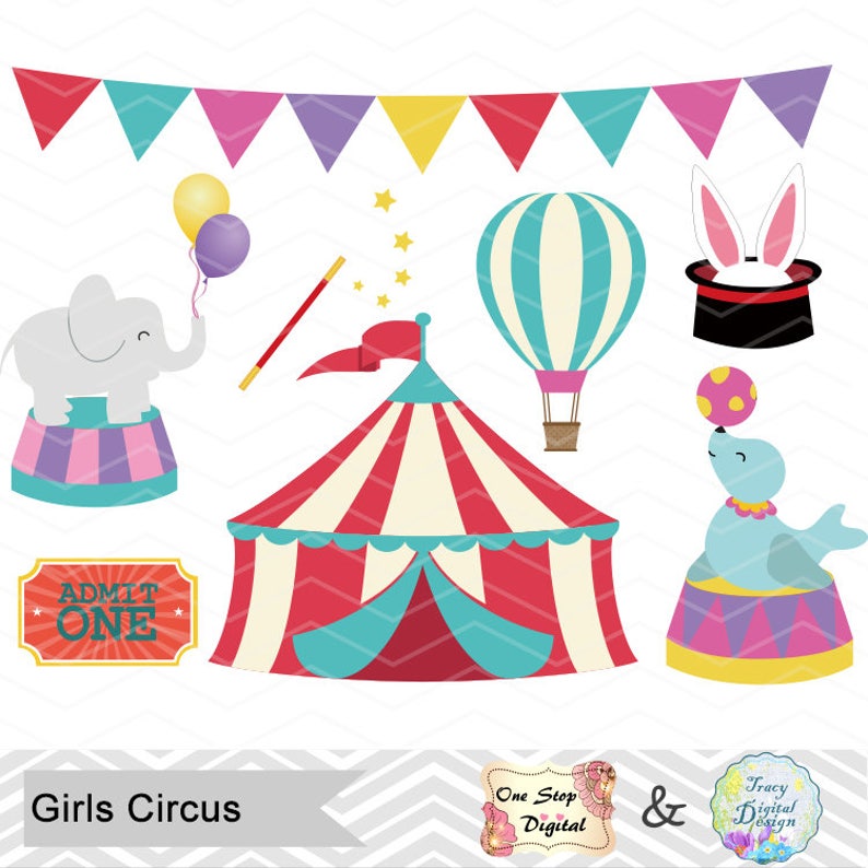 Girls Circus Digital Clip Art Carnival Clipart Circus Clipart Instant Download Circus Digital Clip Art 00193 Baby Girl Circus Party Clip Art Art Collectibles Deshpandefoundationindia Org
