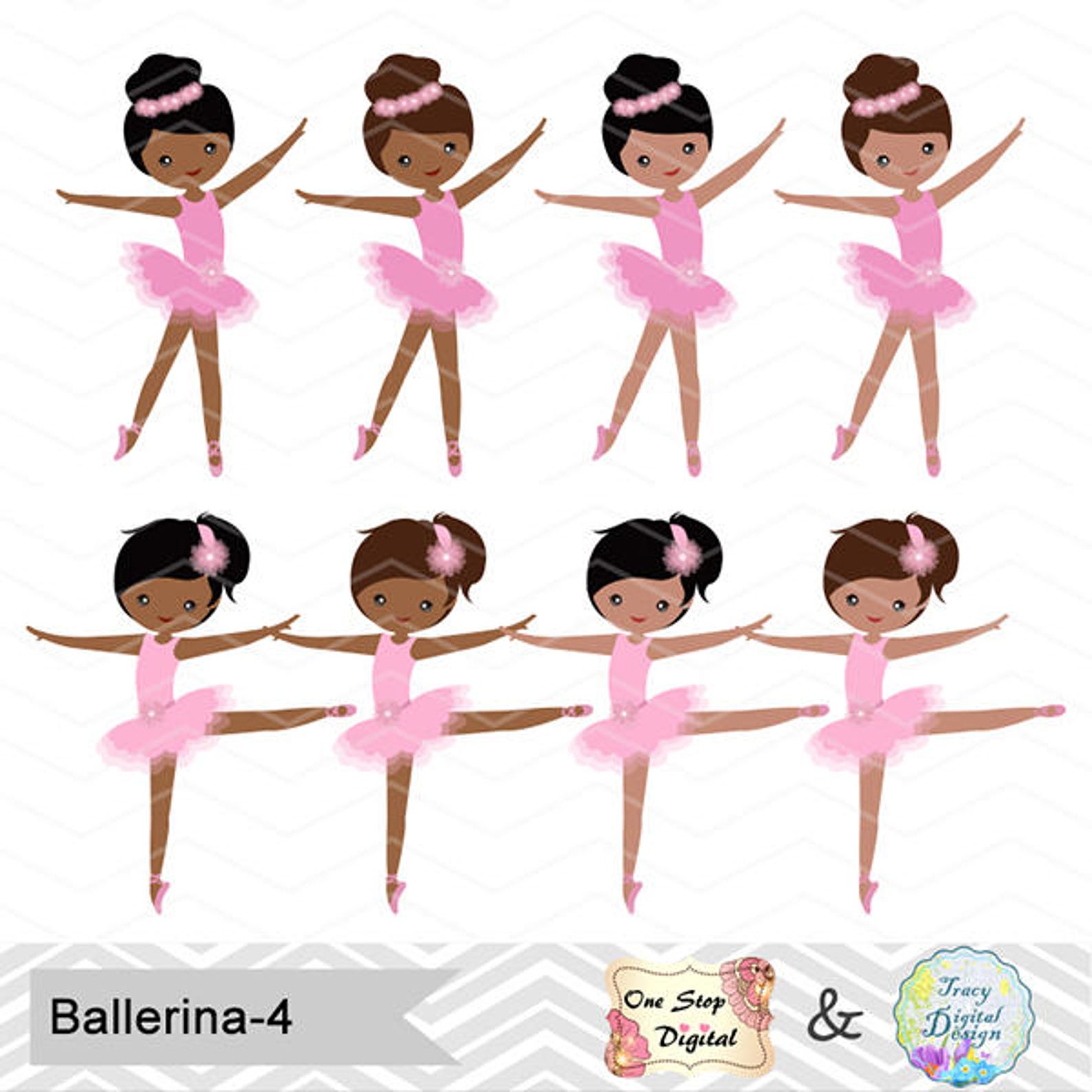 african american ballerina digital clip art, ballet clipart, pink ballet african american girls clip art, pink ballet shoes dres