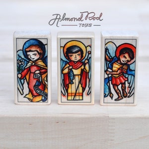 20 Patron Saint Blocks of Your Choice With Gift Bag // 300+ Saints to ...