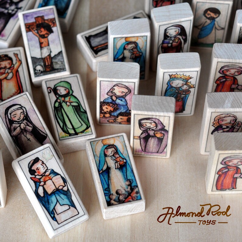 7 Patron Saint Blocks of your choice with gift bag // 300 image 7