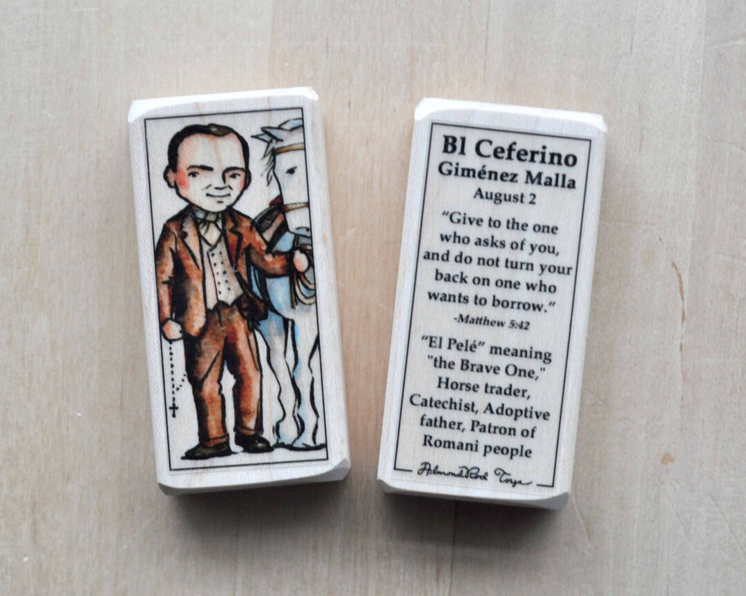 Bl Ceferino Malla Patron Saint Block With Gift Bag // Adoptive Father ...