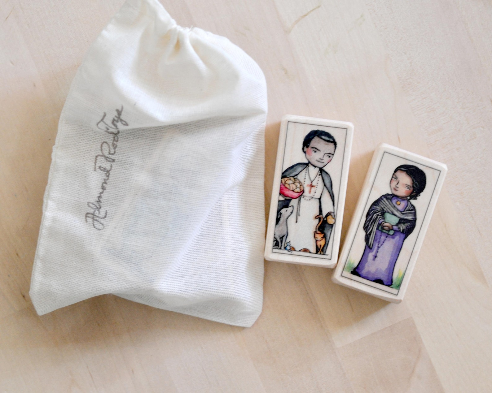 7 Patron Saint Blocks of Your Choice With Gift Bag // 300+ Saints to ...
