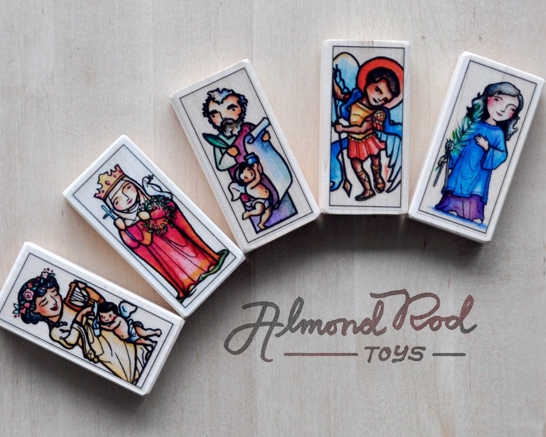 5 Patron Saint Blocks of Your Choice With Gift Bag // 300+ Saints to ...