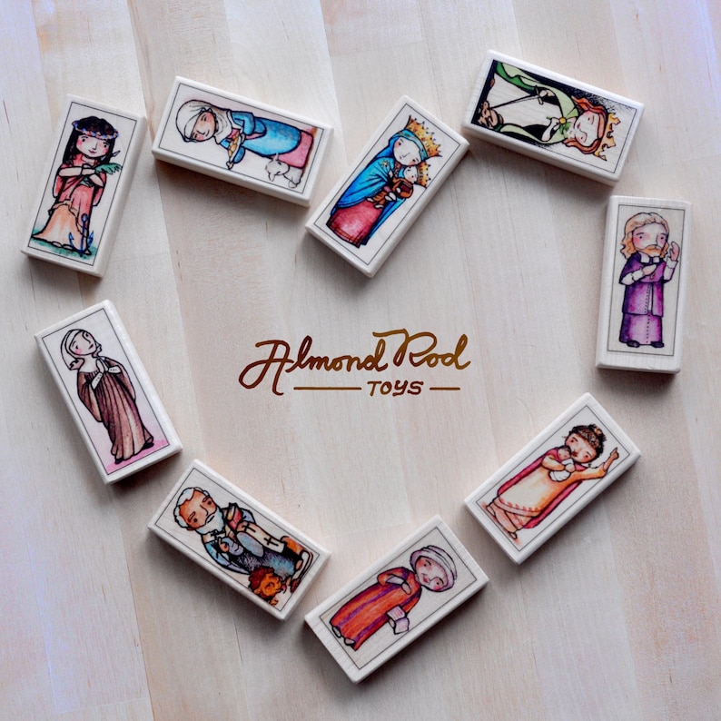 7 Patron Saint Blocks of your choice with gift bag // 300 image 8