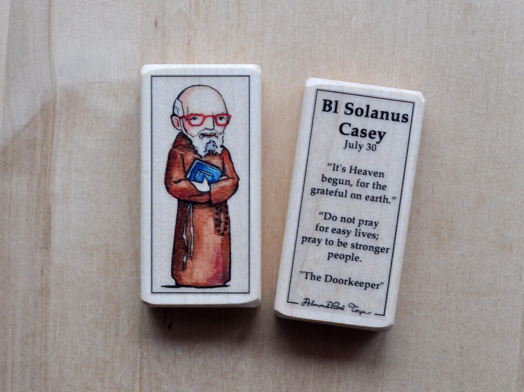 Bl Solanus Casey Patron Saint Block With Gift Bag // Order of - Etsy