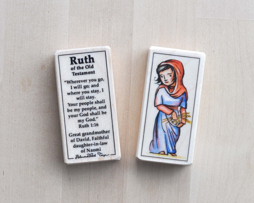 Toy Ruth Ruth of the Old Testament Block With Gift Bag // Catholic Toys by ...