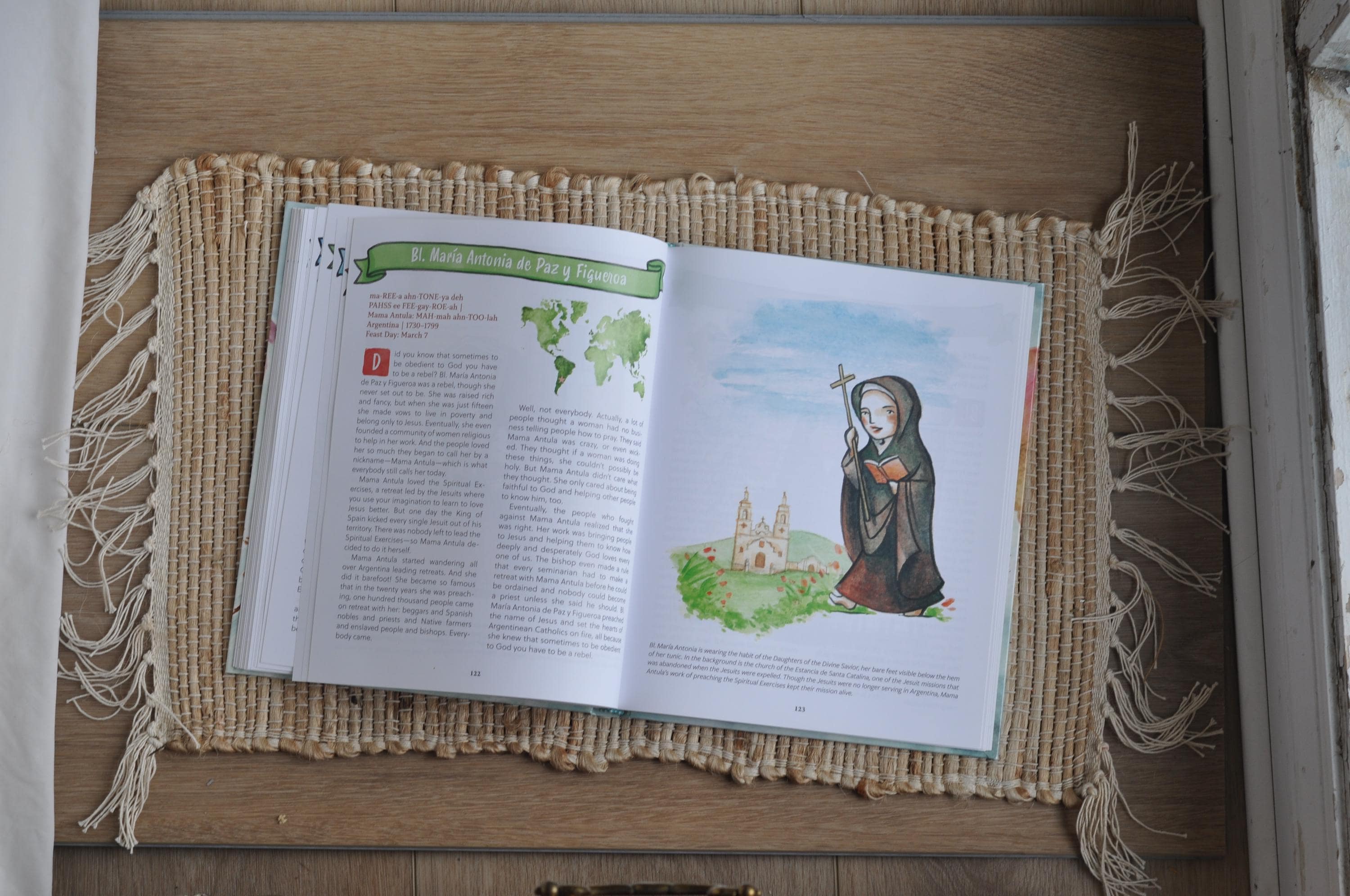 St Mama Antula Patron Saint Block With Gift Bag // St María Antonia of ...