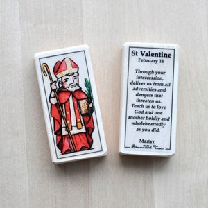 20 Patron Saint Blocks of Your Choice With Gift Bag // 300+ Saints to ...