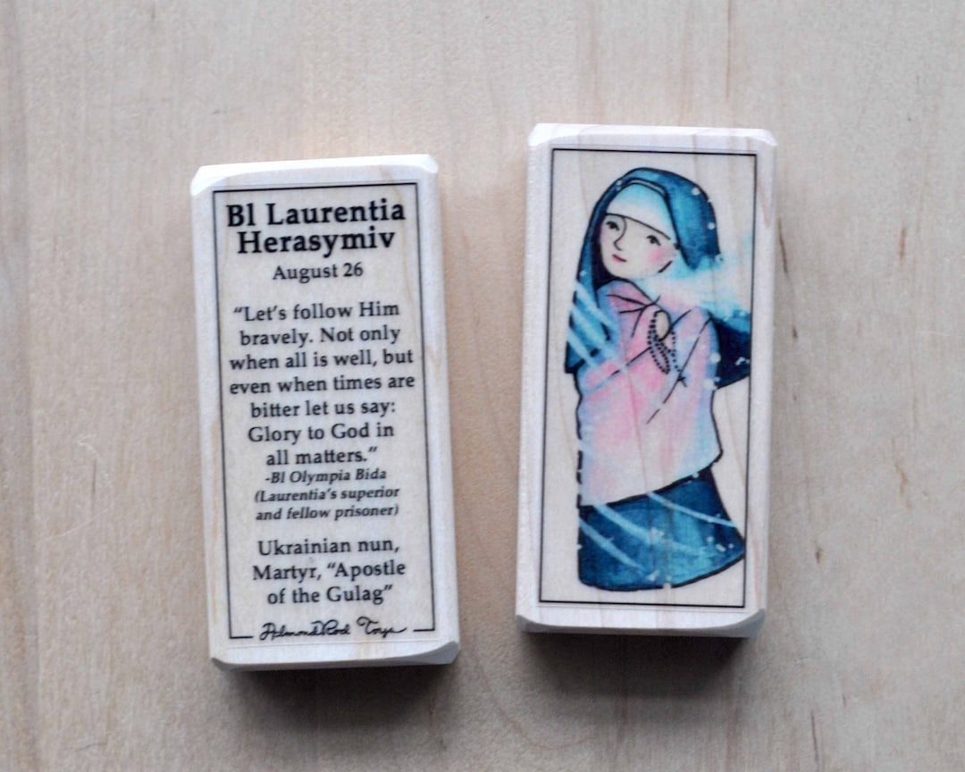 Bl Laurentia Herasymiv Patron Saint Block With Gift Bag // Ukrainian ...