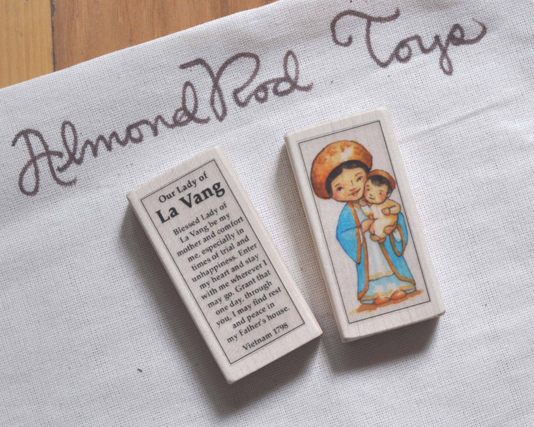 Our Lady of La Vang Patron Saint Block With Gift Bag // St - Etsy Hong Kong