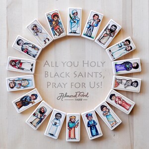 Bl Marie-clementine Patron Saint Block With Gift Bag // African Saint ...
