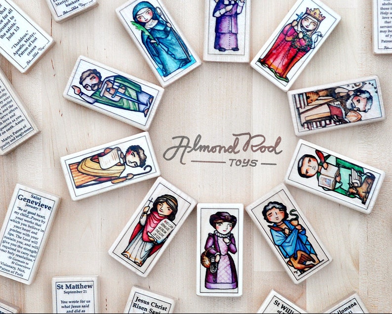 4 Patron Saint blocks of your choice with gift bag // 250 image 2