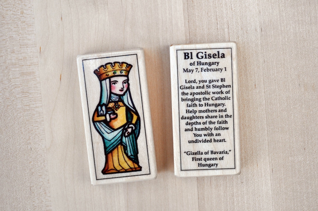 Bl Gisela Patron Saint Block With Gift Bag // First Queen of Hungary ...