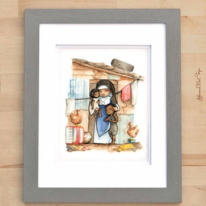 8x10 St. Dulce Pontes Print from Saints Around the World book // Catholic Print by AlmondRod Toys