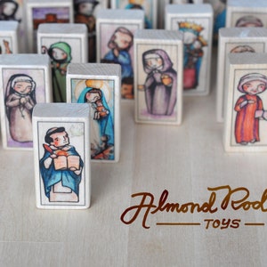 4 Patron Saint Blocks of Your Choice With Gift Bag // 300+ Saints to ...