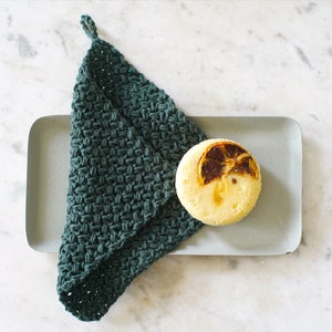 Crochet Pattern - Simple Textured Dishcloth - crochet cloth pattern - washcloth