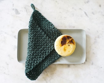 Textured Crochet Dishcloth Pattern: Simple Cotton Washcloth (PDF Pattern)