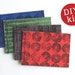 DIY Bookbinding Kit Four Japanese Style Booklets. Craft Kit Four Japanese Sketchbooks. Includes materials and easy to follow instructions.