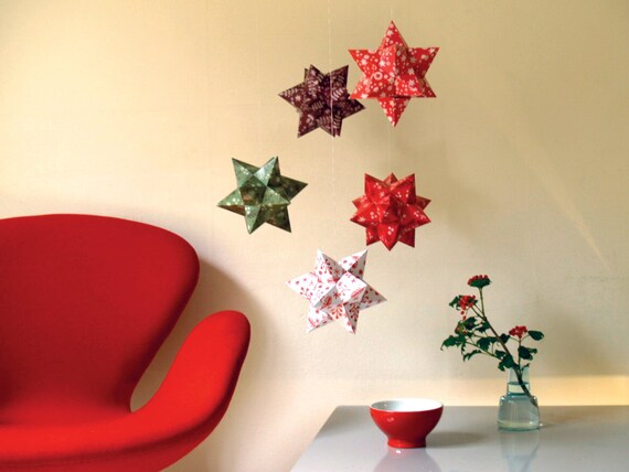 DIY paper Christmas ornaments in modern geometric shapes - Your DIY Family