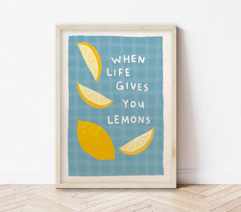 When Life Gives You Lemons A5/A4 Print image 1