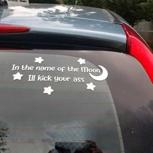 In the Name of the Moon Funny Decal - Etsy In the Name of the Moon Funny Decal - Etsy