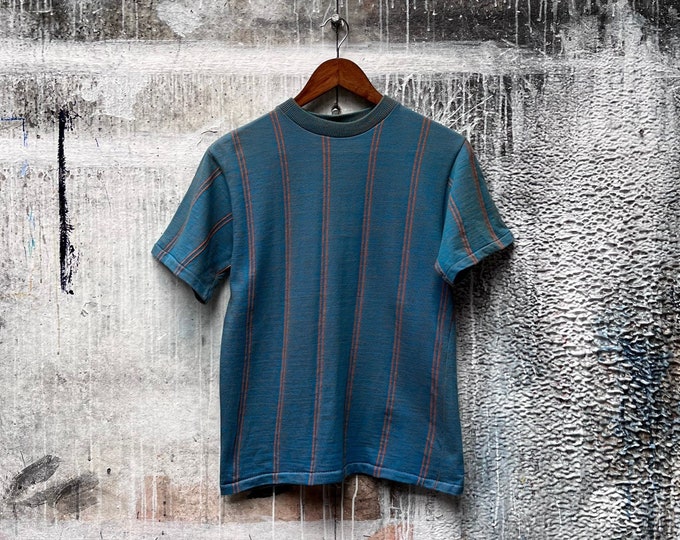 Stripe '50s Knit T-shirt Vertical Amazing