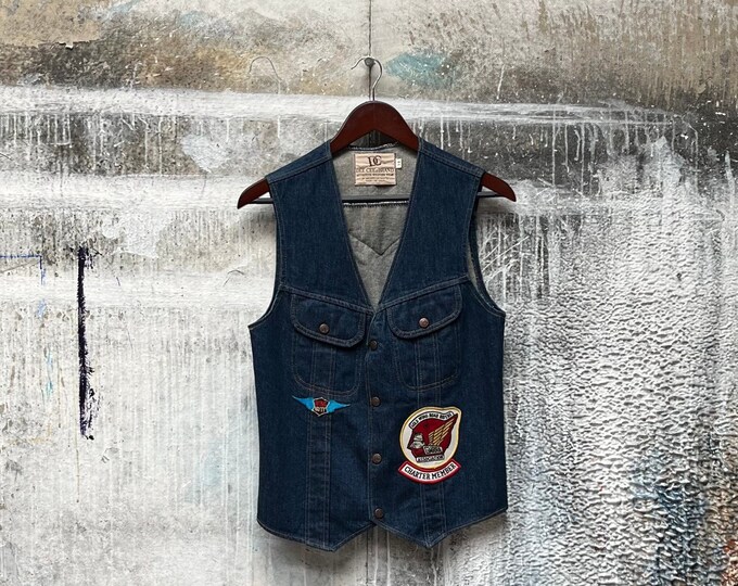 Biker Vest 70s Dee-Cee Denim Vest