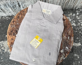 NOS 1950s Loop Collar Shirt by Van Heusen