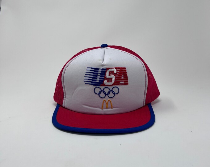 Accessories Hats & Caps Baseball & Trucker Caps Atlanta 1996 Olympics hat scrunch back Deadstock* 