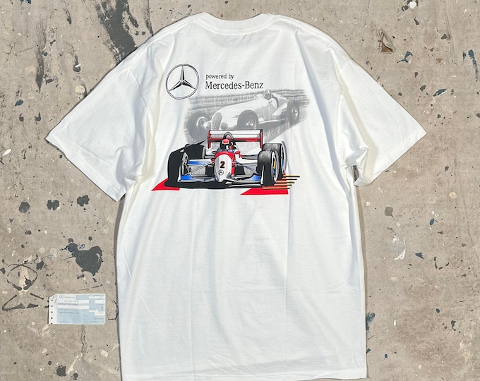 Indy Car '90s Mercedes Benz t-shirt Deadstock