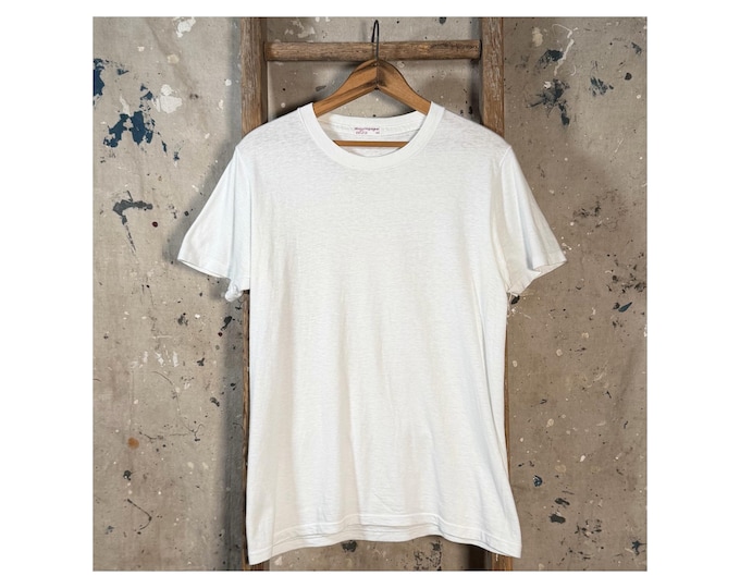 Paper Thin '60s Munsingswear White T-shirt