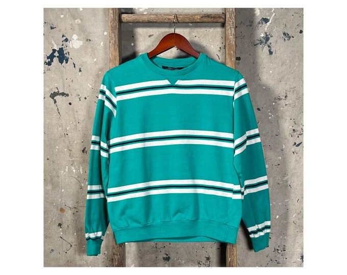 1980s Stripe Crewneck