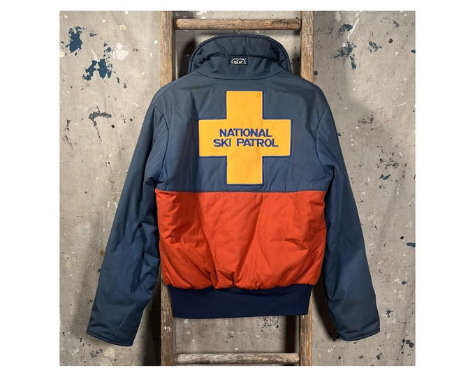 National Ski Patrol 1980s 2 Tone Ski Jacket