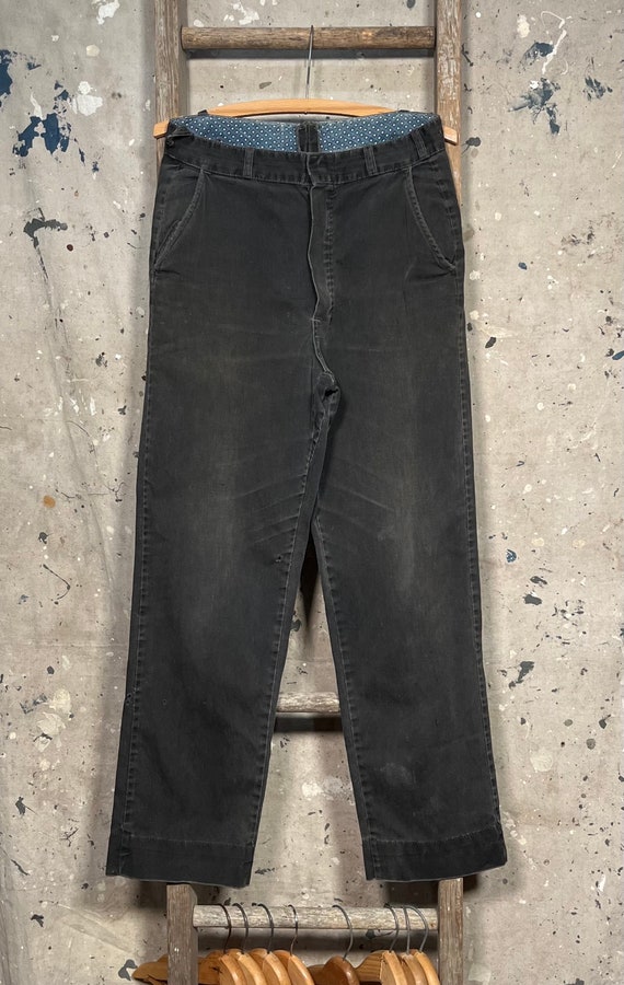 1950s Black Trousers - image 2