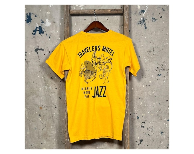 Miami Jazz 1970s Billy Marcus T-Shirt Travelers Motel