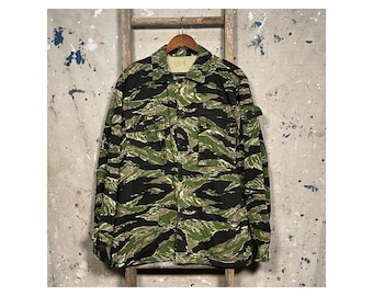 Deadstock 1980s Tiger Stripe Products Camo Jacket