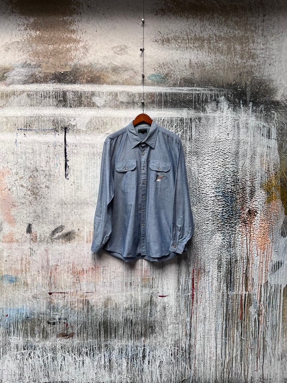 1980s Abercrombie and Fitch Chambray