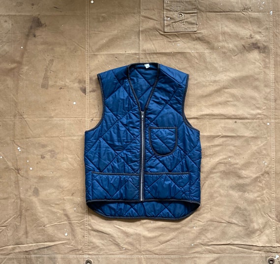 70s Diamond Quilt Vest Dupont Stencil