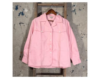 Pink Western 1970s Trucker Jacket *Deadstock