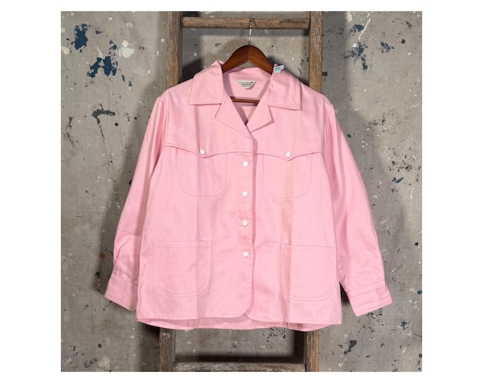 Pink Western 1970s Trucker Jacket *Deadstock