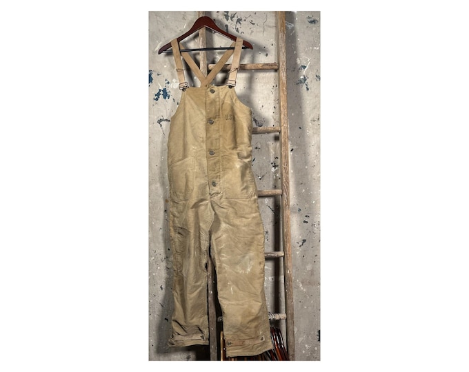 Thrashed 1940s USN Overalls NXSX