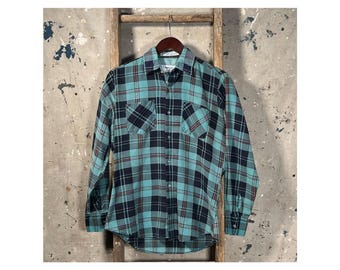 1970s Print Flannel shirt