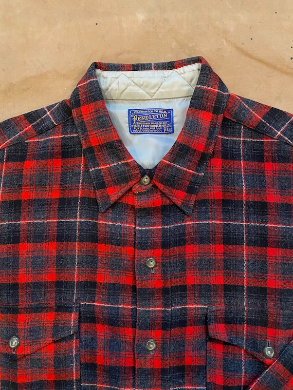 50s Pendleton Shirt 100% Virgin Wool - image 2