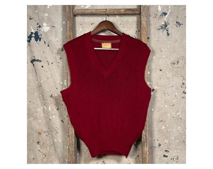 McGregor 1950s Wool Vest