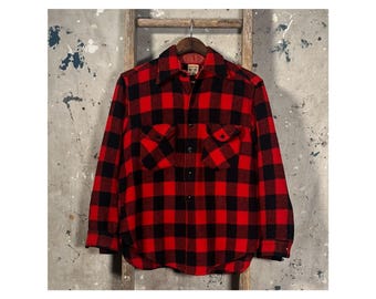 1950s Sweet Orr Wool Shirt Buffalo Plaid